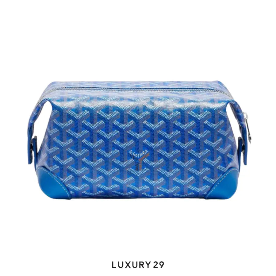 Goyard Bowling 25 Toiletry Bag Sky Blue