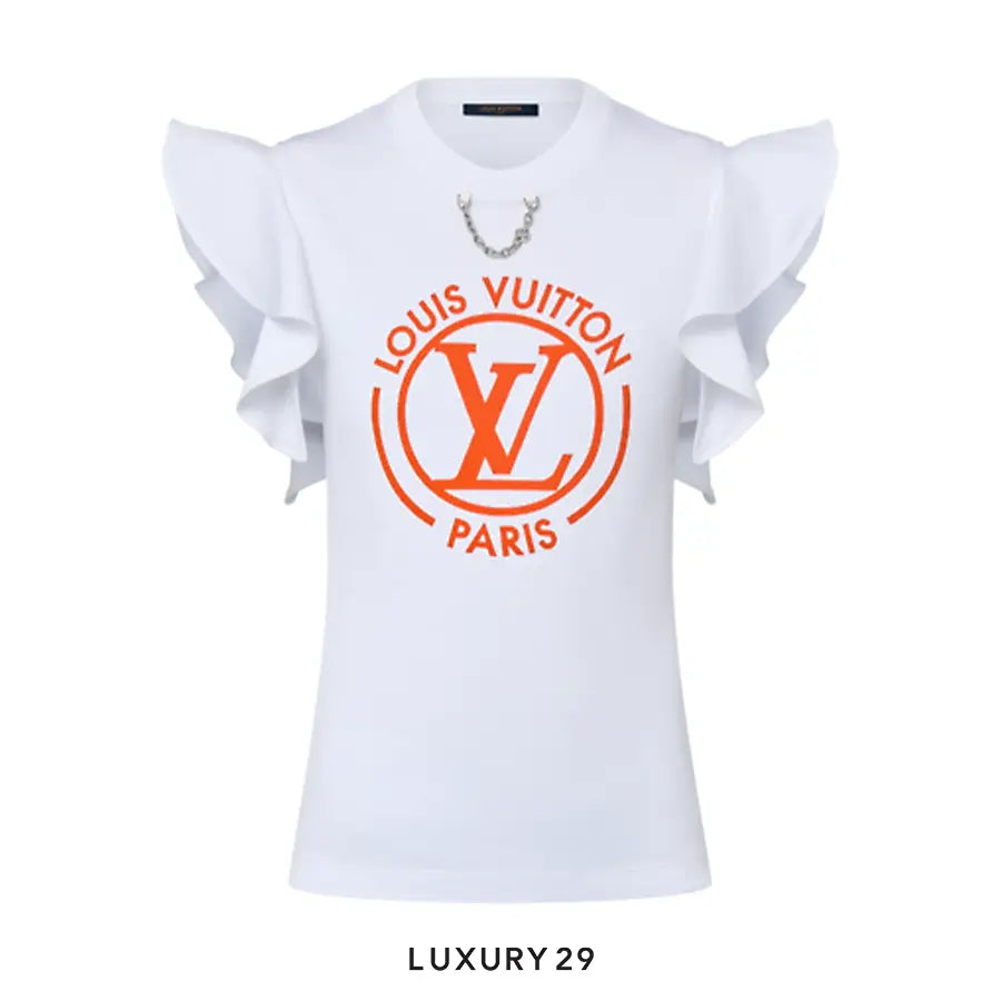 Louis Vuitton LV Flounce Sleeve T-Shirt