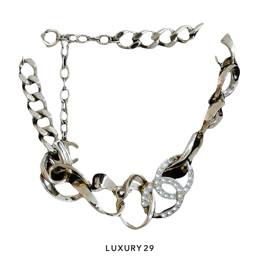Chanel Necklace Dore/Cristal