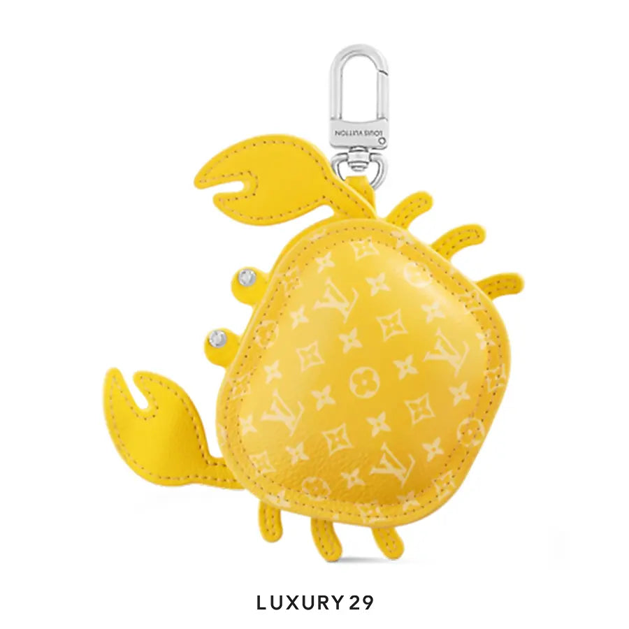 Louis Vuitton LV Crab Bag Charm Jaune