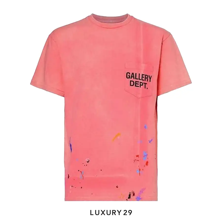 Gallery Dept. Vintage Logo Painted Tee Salmon