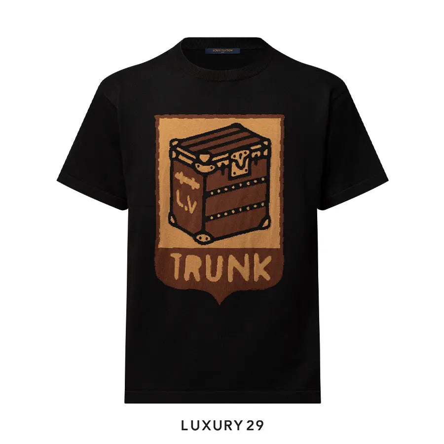 Louis Vuitton LV Graphic Short-Sleeved Crewneck Black