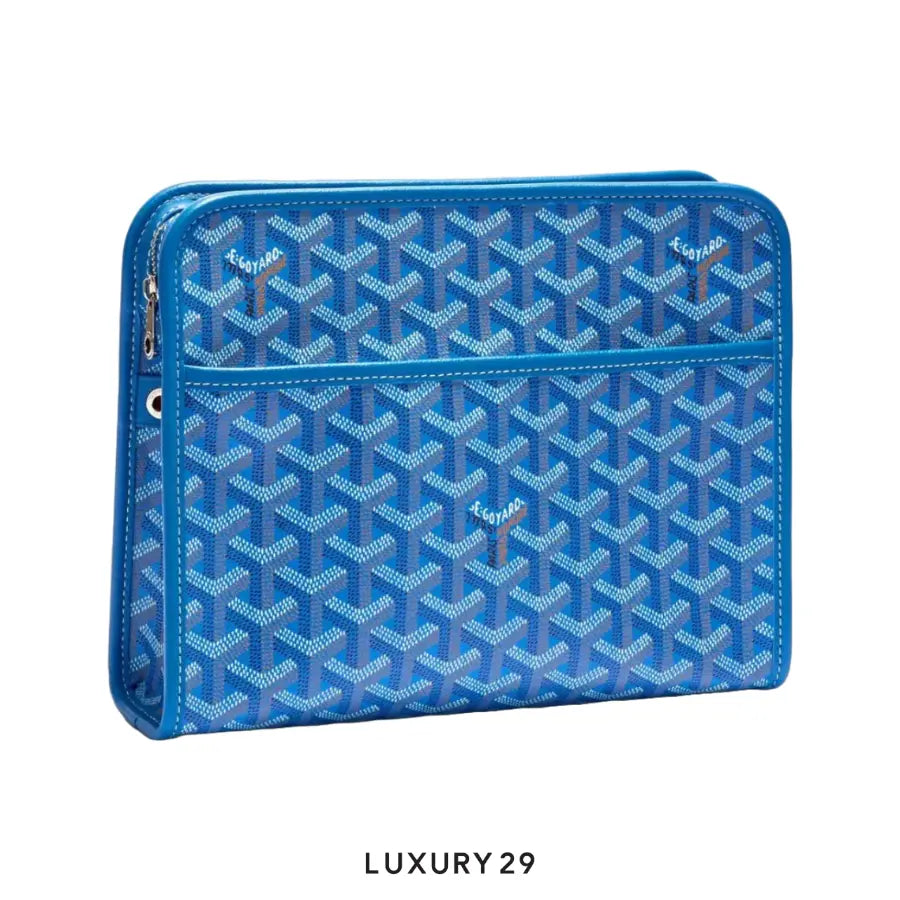 Goyard Jouvence MM Toiletry Bag Sky Blue