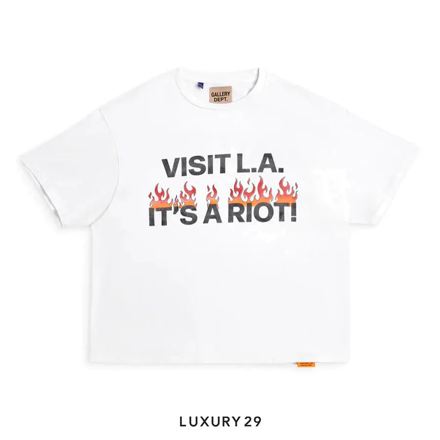 Gallery Dept. L.A. Riot Tee White GALLERY DEPT.
