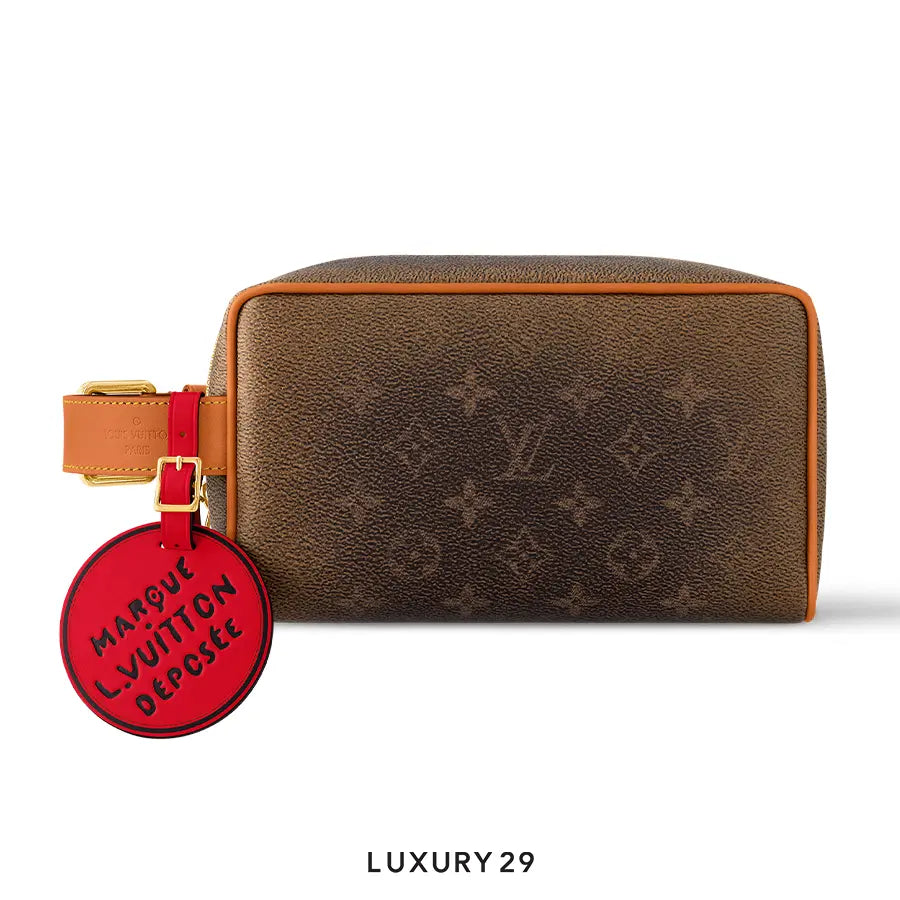 Louis Vuitton LV Locker Dopp Kit Monogram Dust coated
