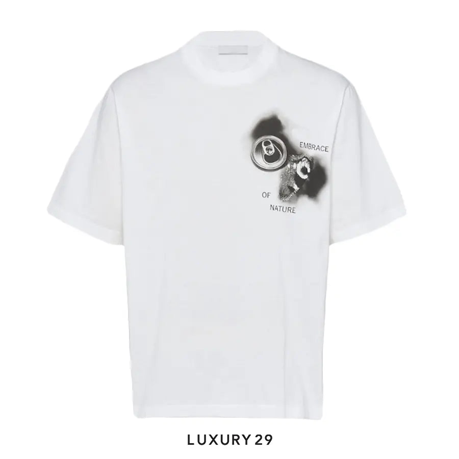 Prada Girocollo M/C Jersey CAN BIANCO