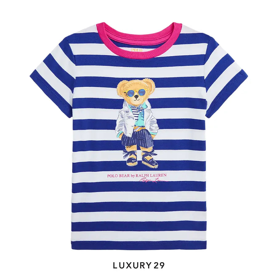 Kid Ralph Lauren T-shirt - White/Blue