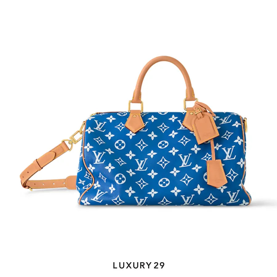 Louis Vuitton LV Speedy P9 Bandouliere 40 Bleu