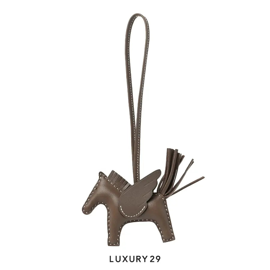 Hermes Rodeo Pegase MM Charm / Etoupe