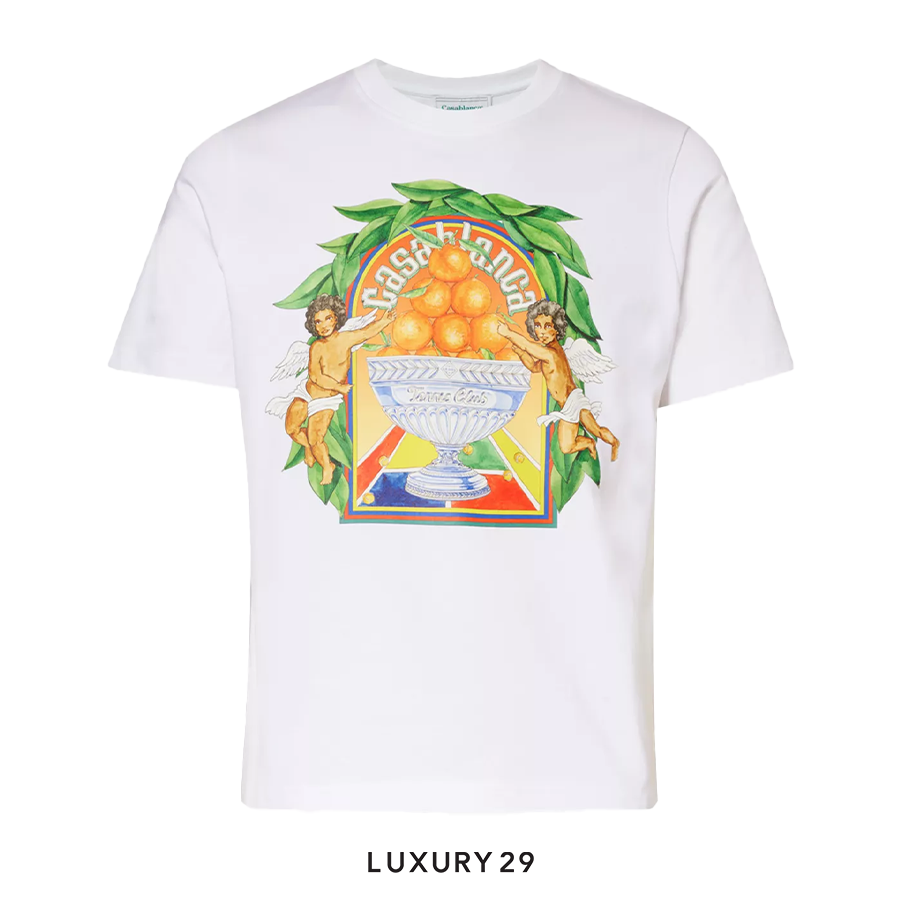 Casablanca Triomphe d'orange t-shirt