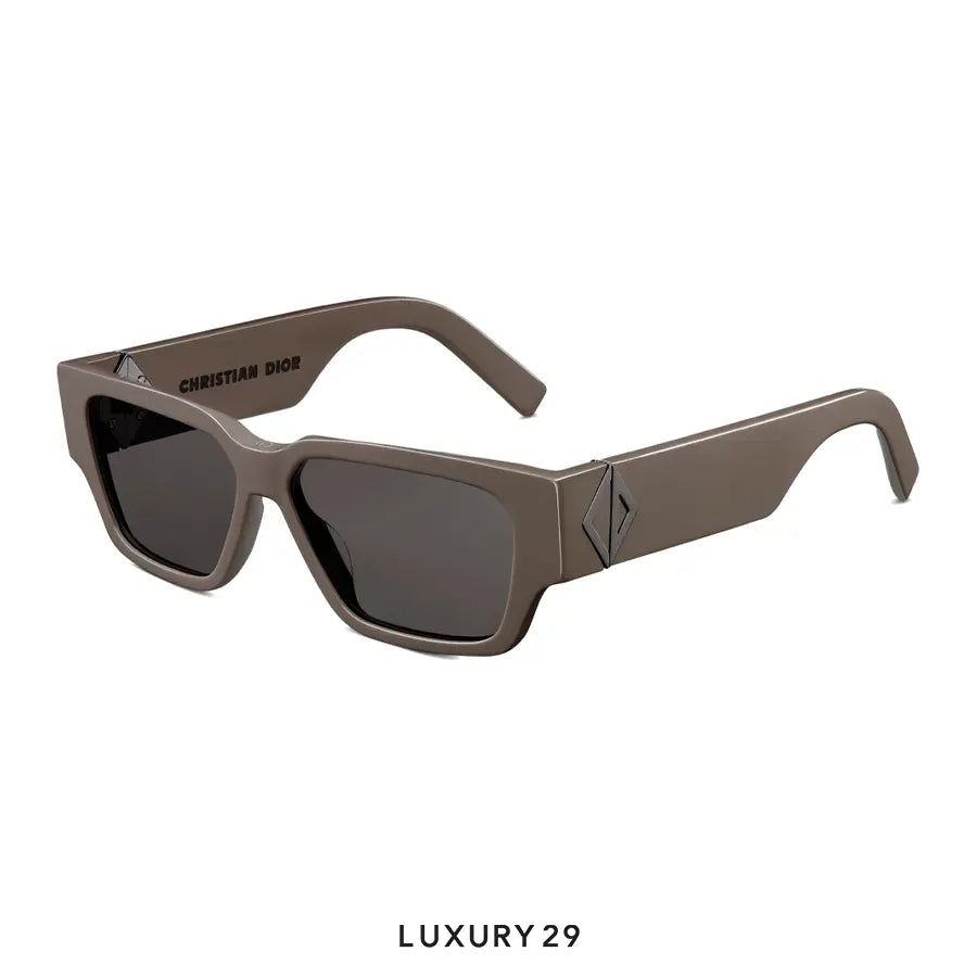 Dior CD Diamond S5I Deep Brown Square Sunglasses DIOR