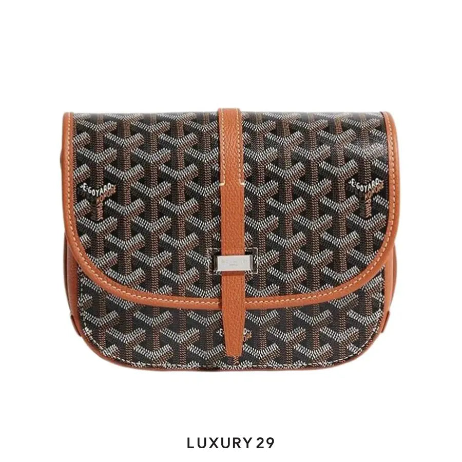 Goyard Belvedere PM Bag Black & Tan