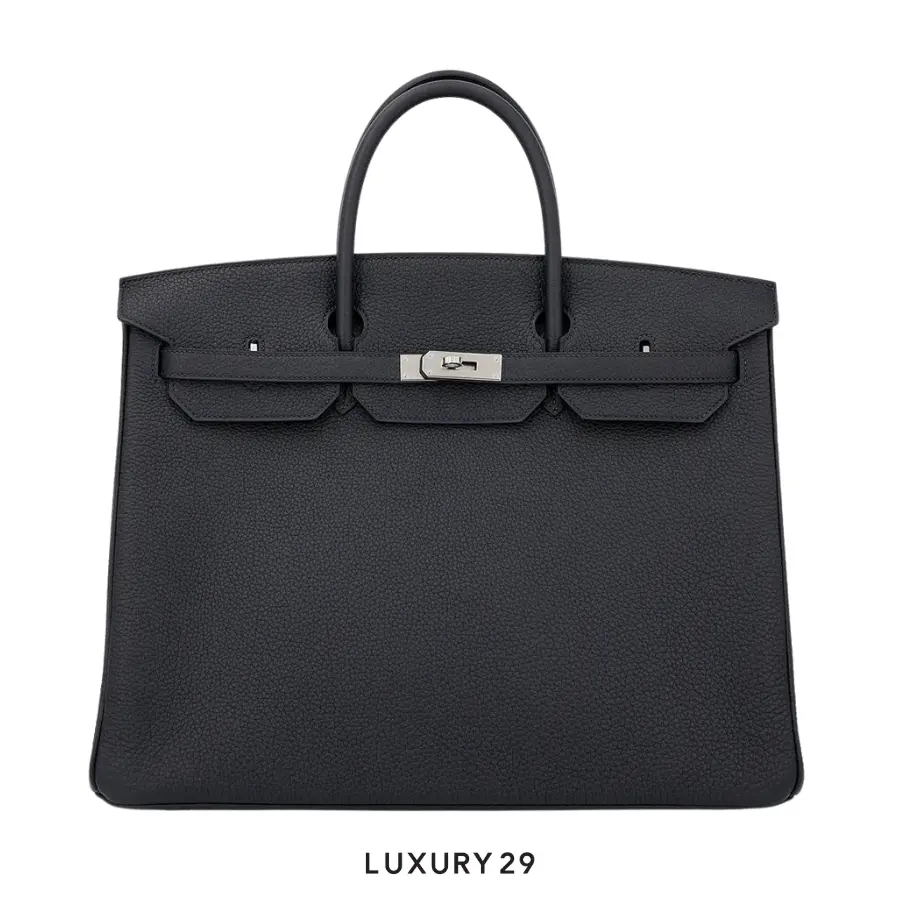Hermes Birkin 40 Caban Togo Palladium Hardware / W Stamp (2024) HERMES Luxury29