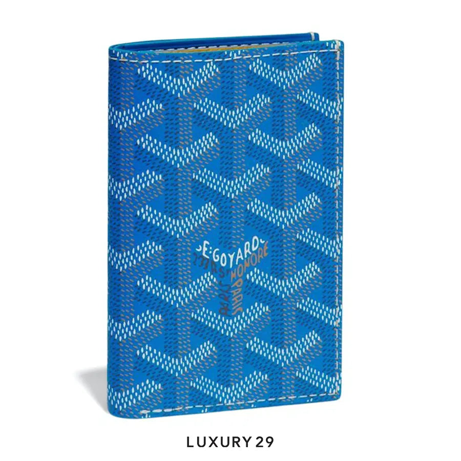 Goyard Saint-Pierre Card Wallet Sky Blue