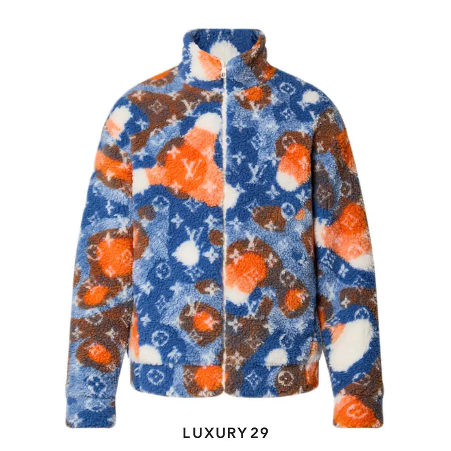 Louis Vuitton LV Jacquard Camo Fleece Blouson