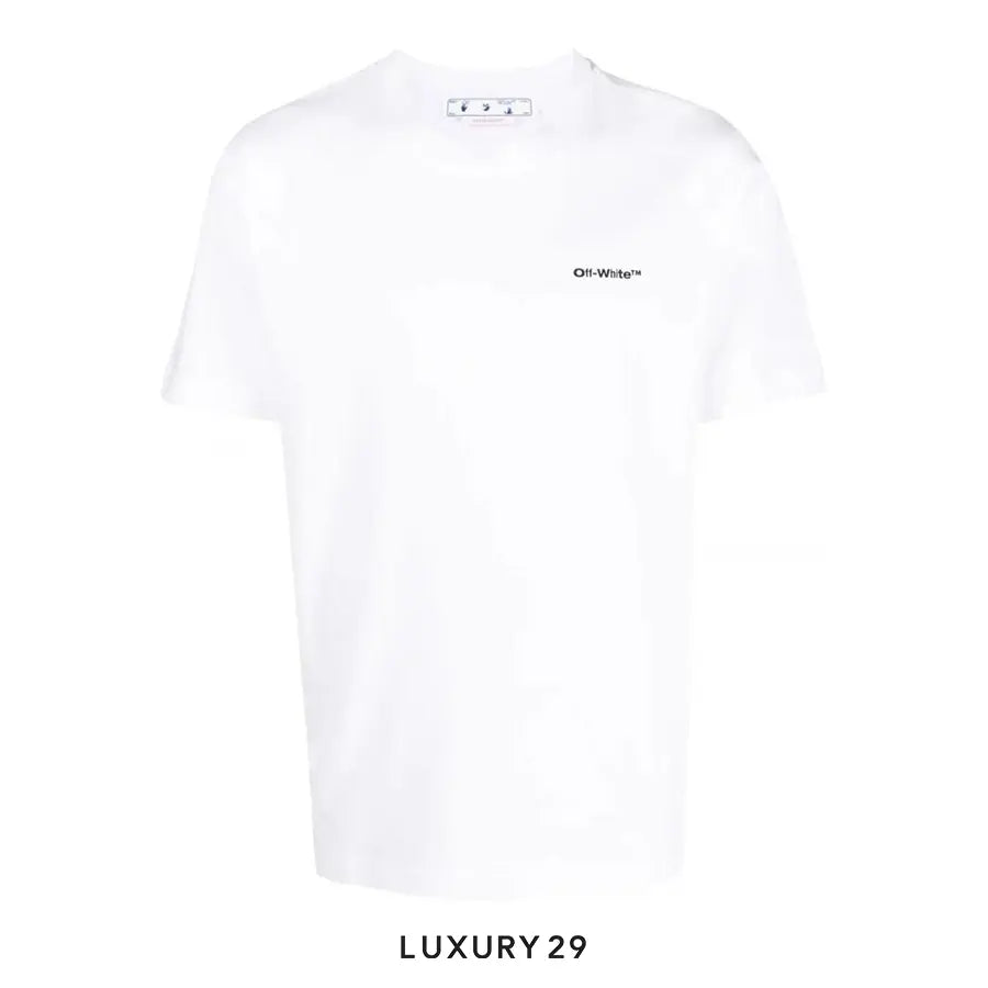 Off-White Wave Outline Diag Print T-shirt