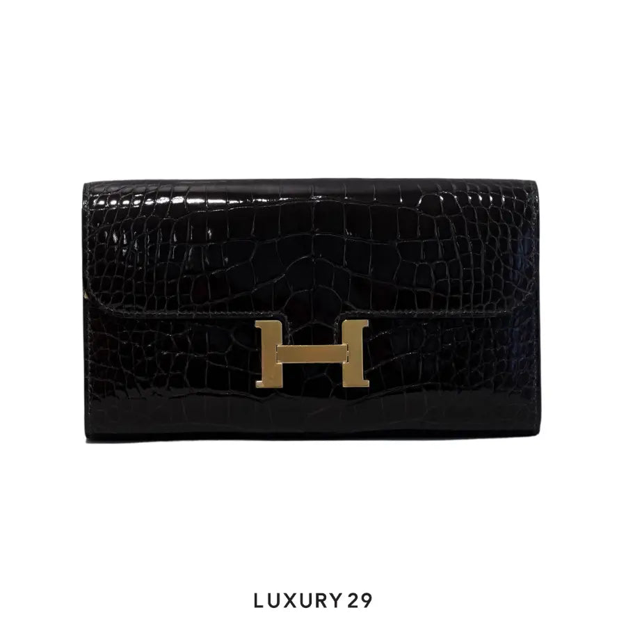 Hermes P Feuille Sac Constance To Go Alligator Missi Macassar / B Stamp (2023)