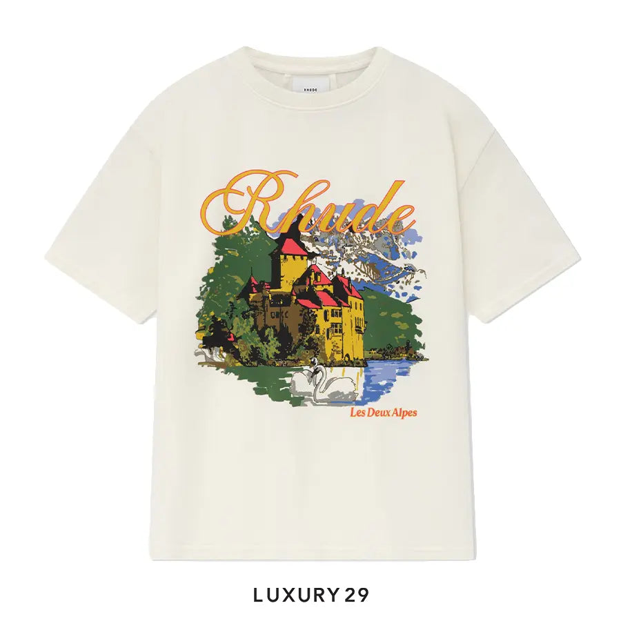 Rhude Chataeu Alpes Tee Vintage White