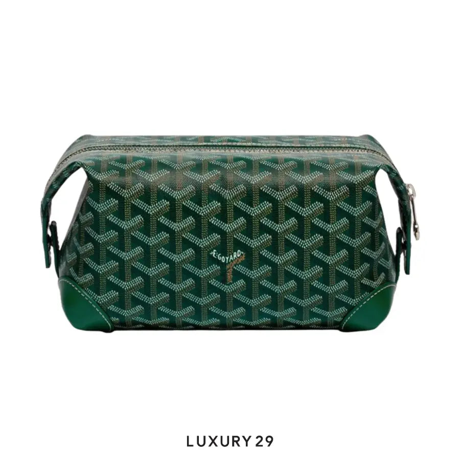 Goyard Bowling 25 Toilet Bag Green