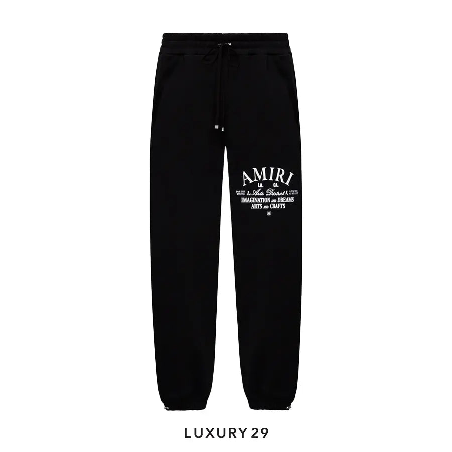 AMIRI Black Logo Joggers