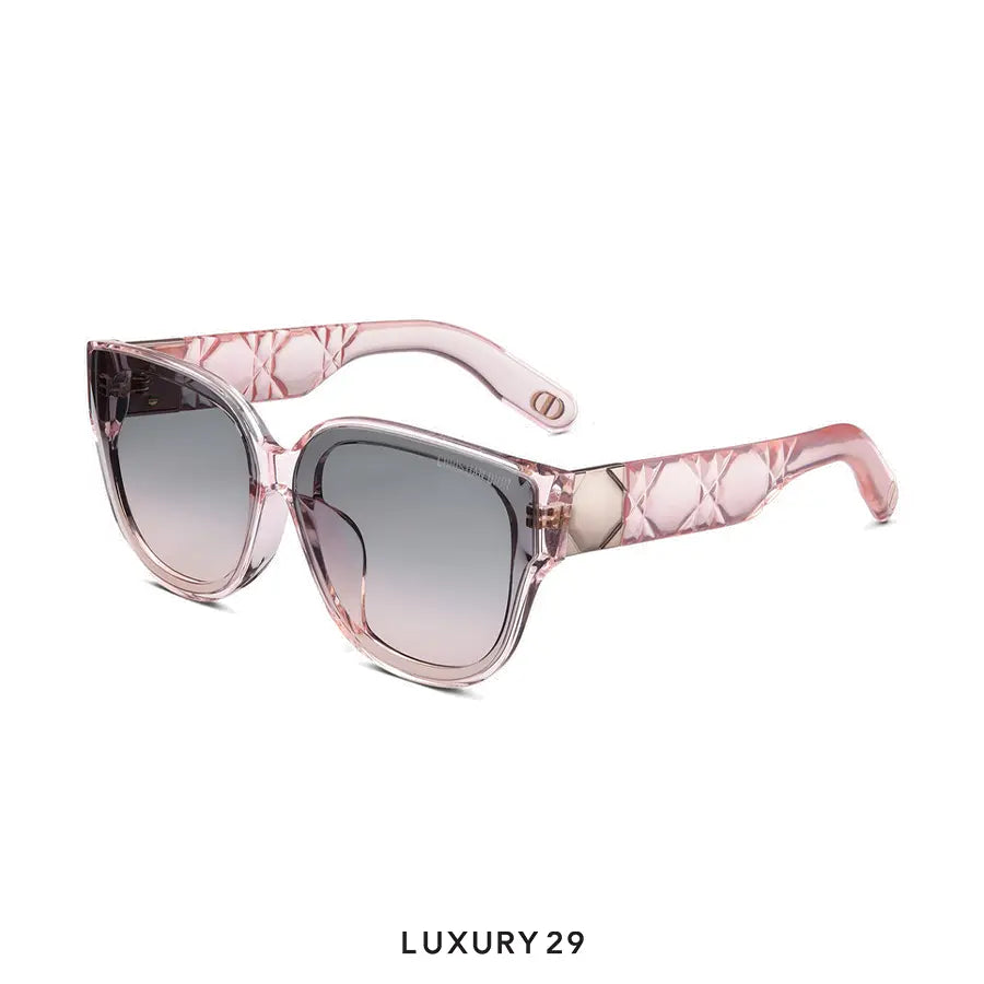 Dior Lady 95.22 R3I Transparent Nude Round Sunglasses DIOR