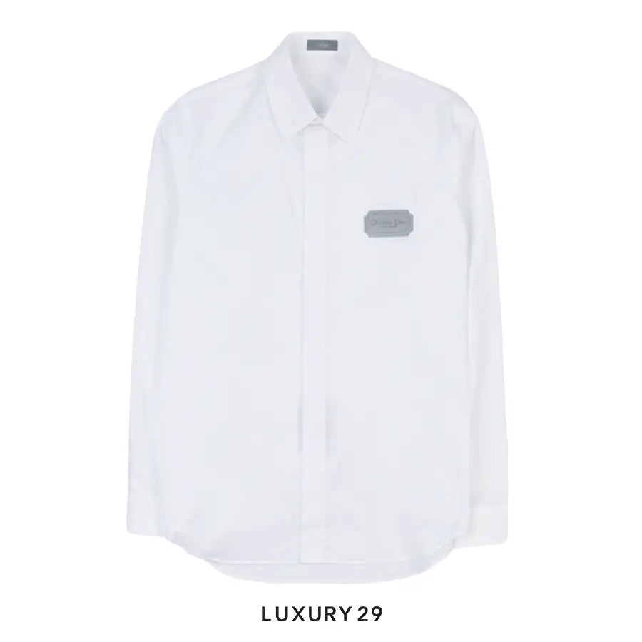 Dior Couture Shirt White Cotton Poplin