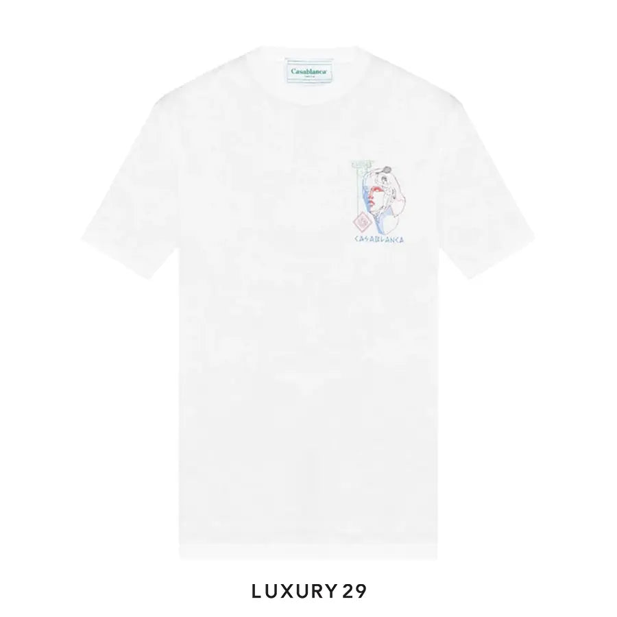 Casablanca Tennis Play In Progress T-shirt White