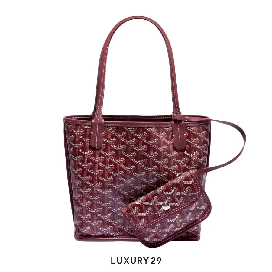 Goyard Anjou Mini Bag Burgundy