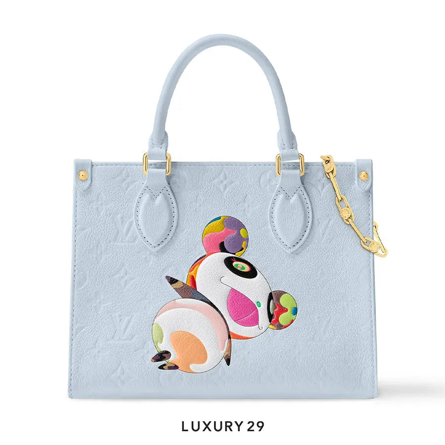 Louis Vuitton LV x TM OnTheGo PM Chain Washed Blue
