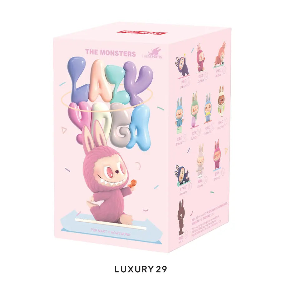 POP MART THE MONSTERS Lazy Yoga Series Figures