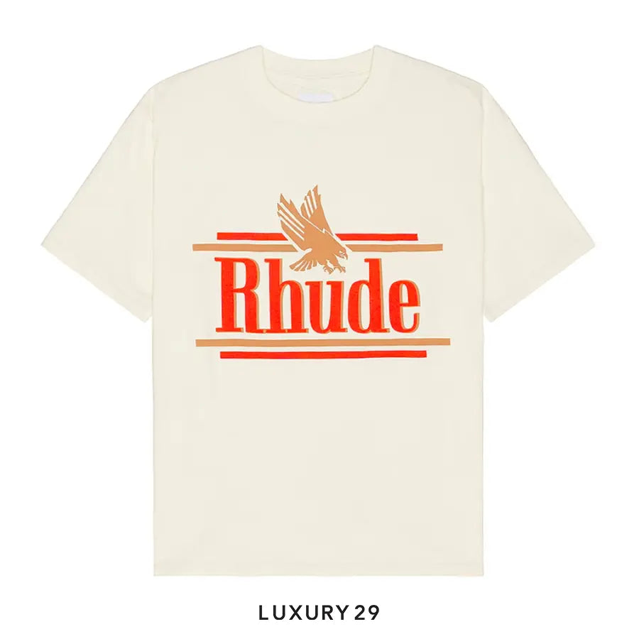 RHUDE ROSSA TEE VTG WHITE
