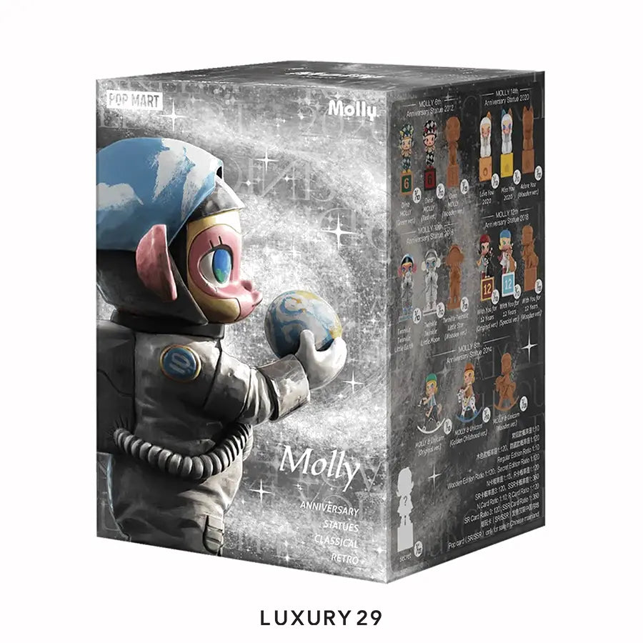 POP MART MOLLY Anniversary Statues Classical Retro Series Figures POP MART