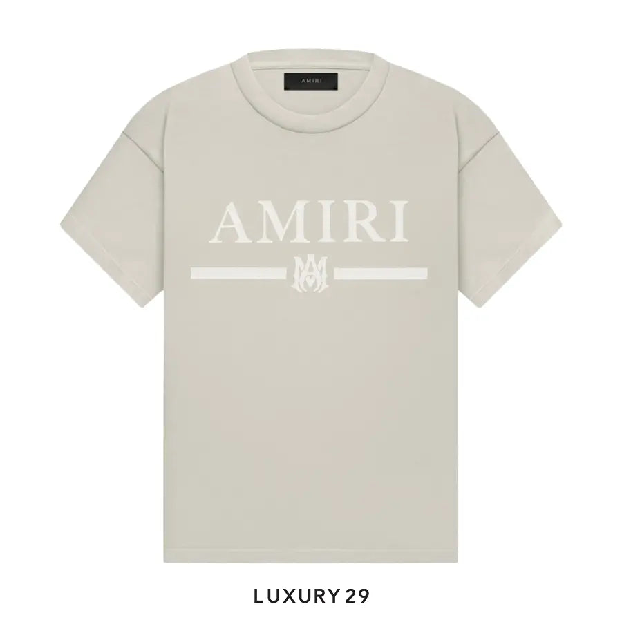Amiri Bar Logo Tee 'Alabaster'