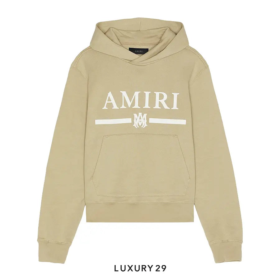 Amiri Bar Logo Hoodie 'Tan'
