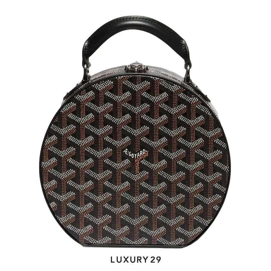 Goyard The Alto Hatbox Trunk Bag Black