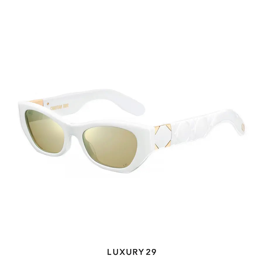 Dior Lady 95.22 B1I White Butterfly Sunglasses DIOR