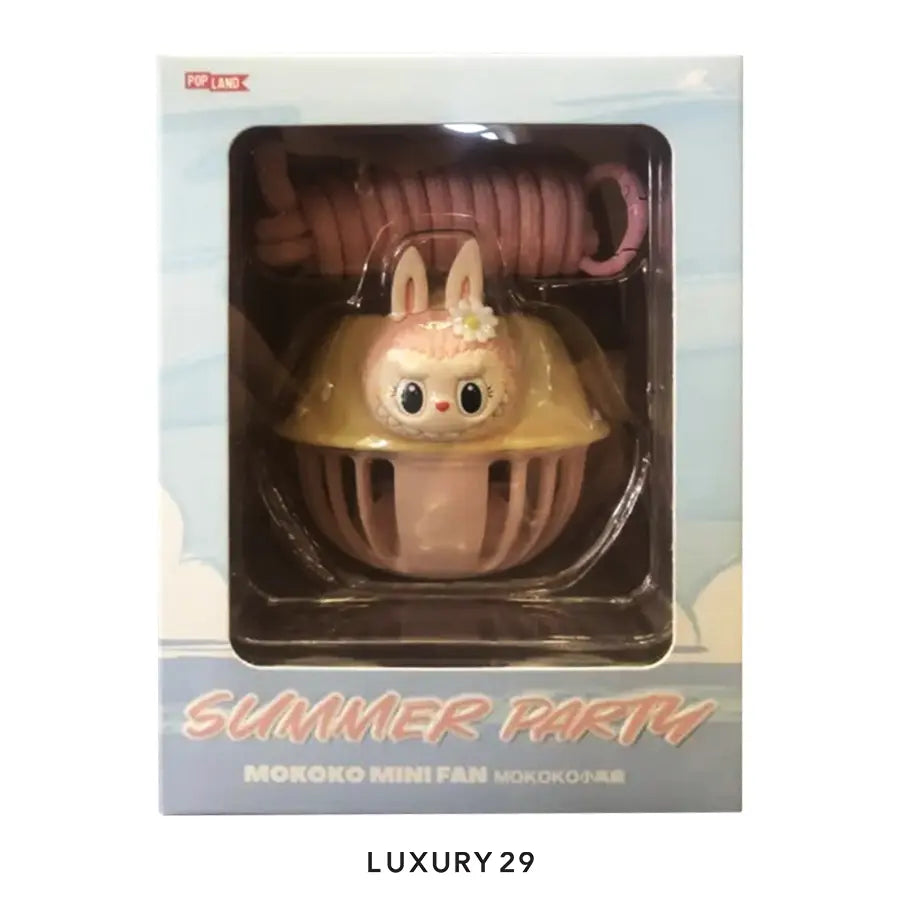 POP MART Summer Party series Mokoko mini Fan