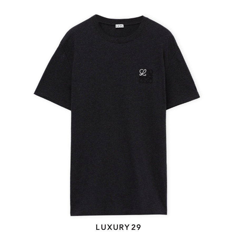 Loewe Regular fit T-shirt in cotton Anthracite