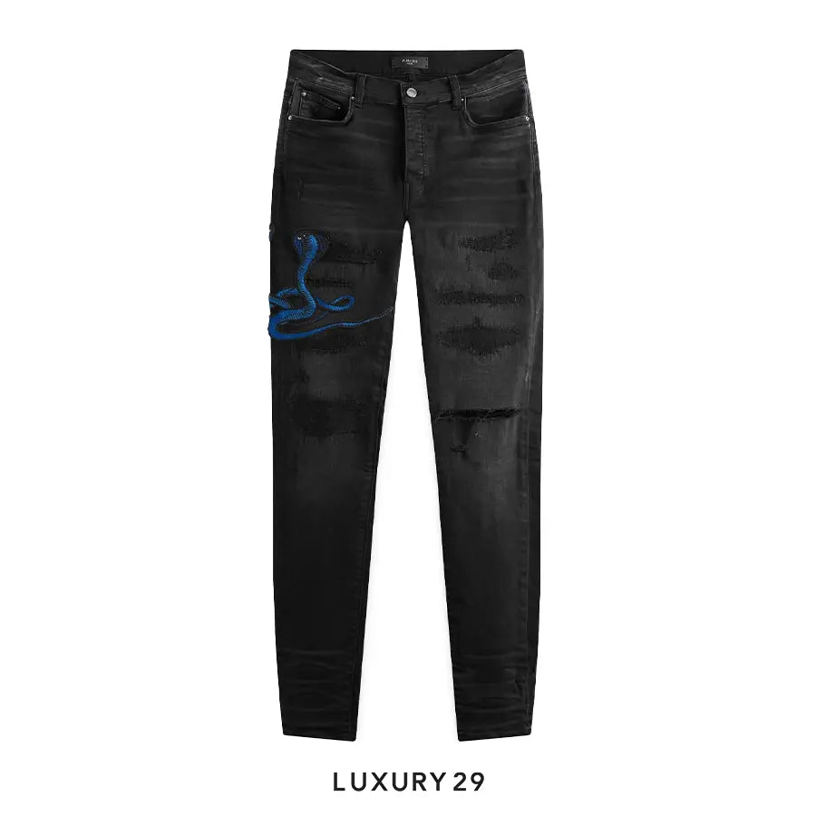 AMIRI CNY SNAKE ARCHIVAL JEANS