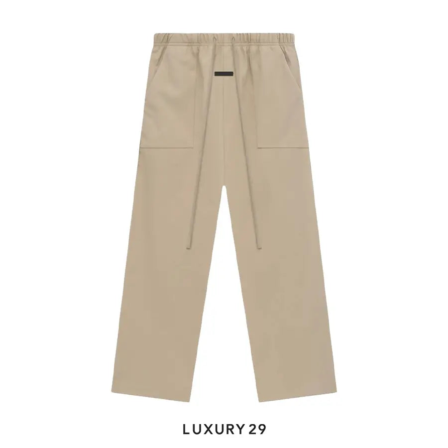 ESSENTIALS BONDED NYLON UTILITY PANT DESERT SAND