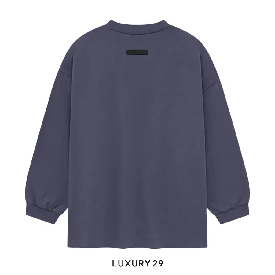 ESSENTIALS FEAR OF GOD jersey long sleeve Tee Marine ESSENTIALS