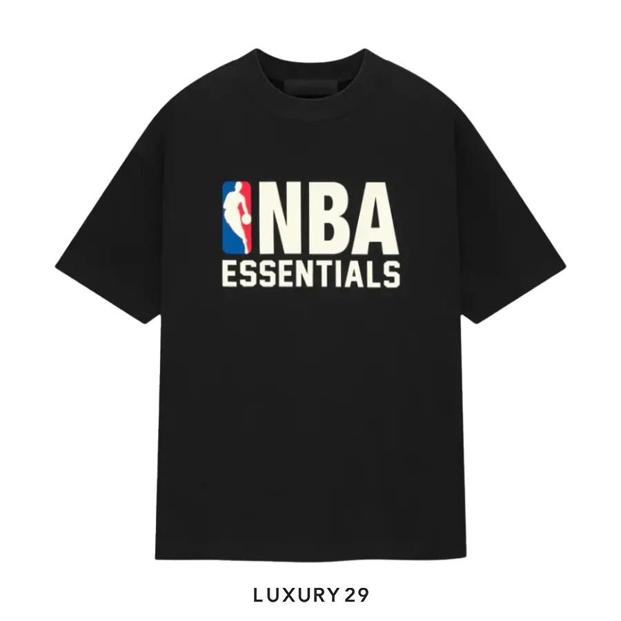 ESSENTIALS Fear of God Essentials x NBA Tee Black ESSENTIALS Luxury29