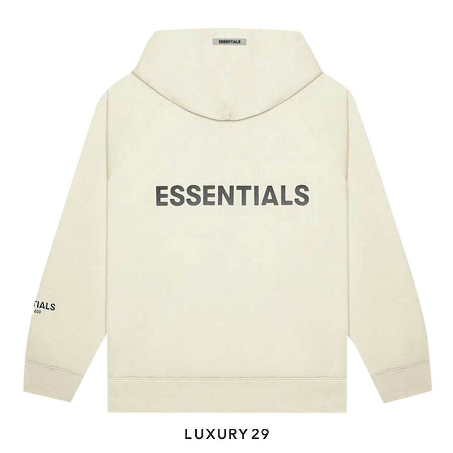 Essentials Fear Of God Full Zip Hoodie Buttercream ESSENTIALS