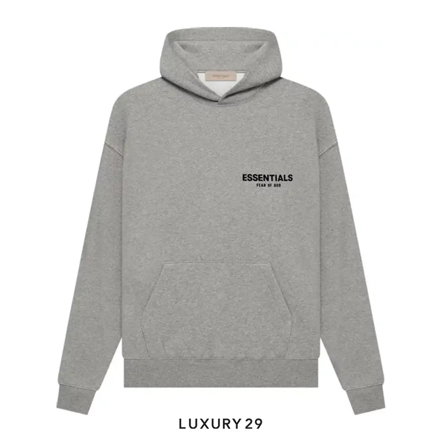Essentials Fear Of God Hoodie Dark Oatmeal (FW22)