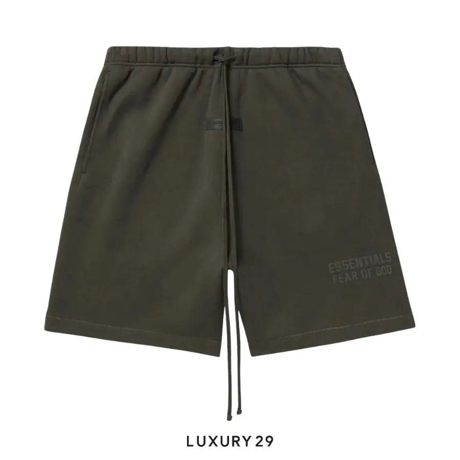 Essentials Fear Of God Sweatshorts Off Black (FW22) ESSENTIALS