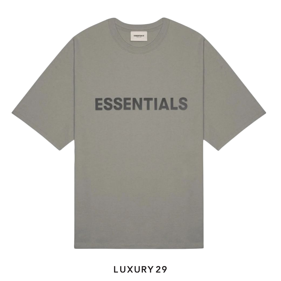 Essentials Fear Of God T-Shirt Cement ESSENTIALS