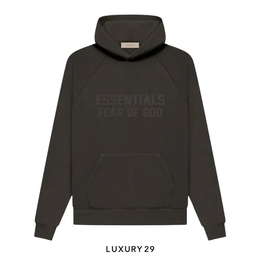 Essentials Fear of God Hoodie Off Black