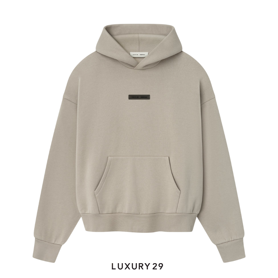 Fear of God Essentials Classic Fleece Hoodie Timber ESSENTIALS Luxury29