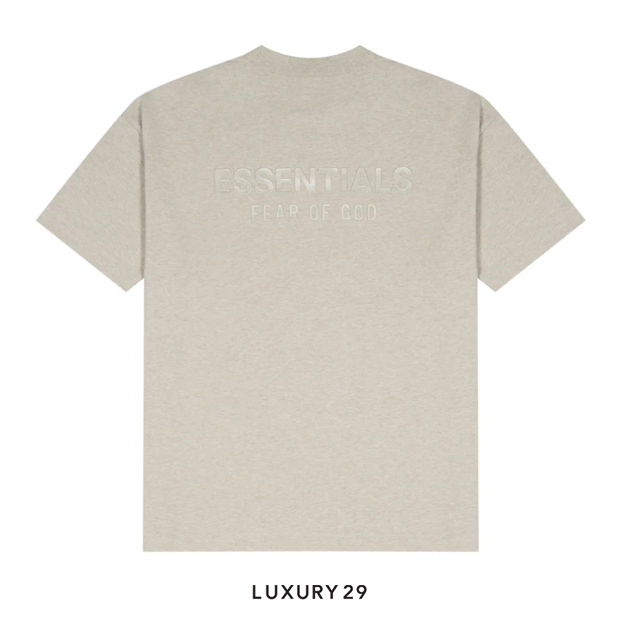 Fear of God Essentials Classic Tee Heather Stone ESSENTIALS Luxury29