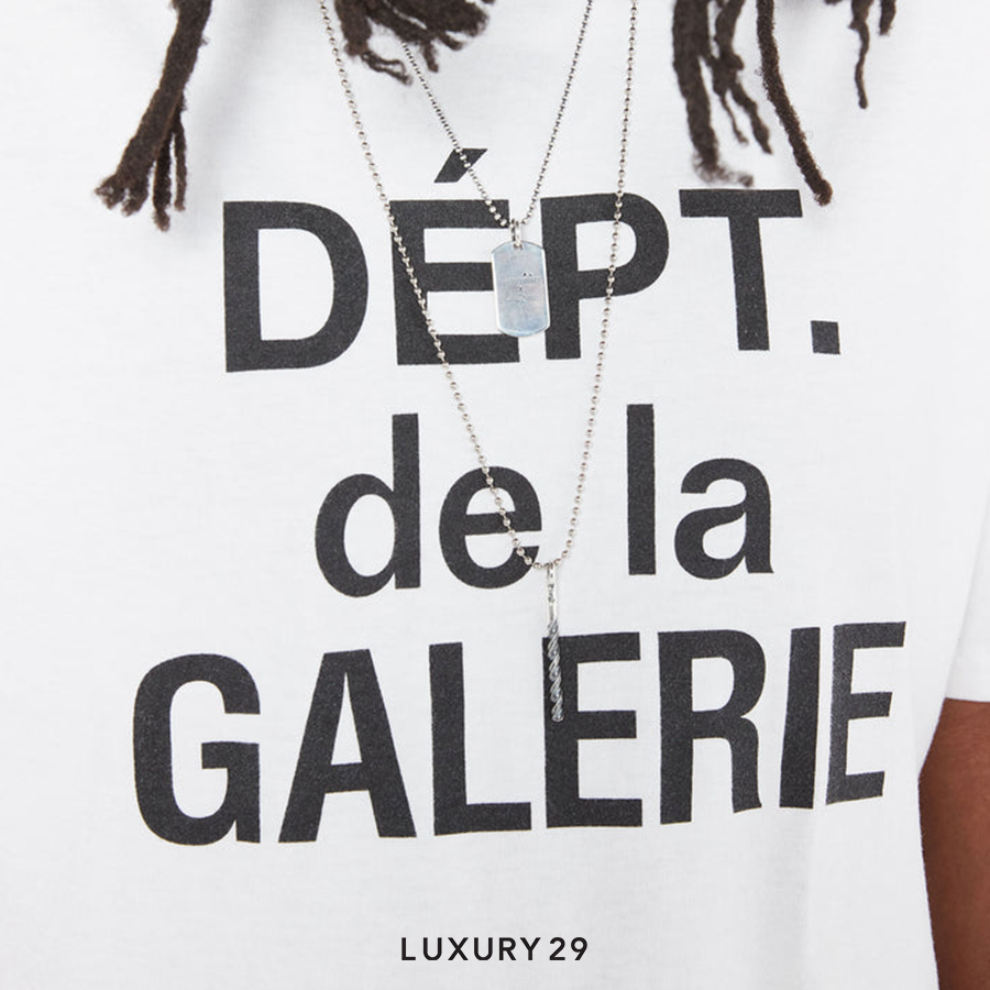 Gallery Dept. DEPT DE LA GALERIE CLASSIC TEE WHITE GALLERY DEPT.